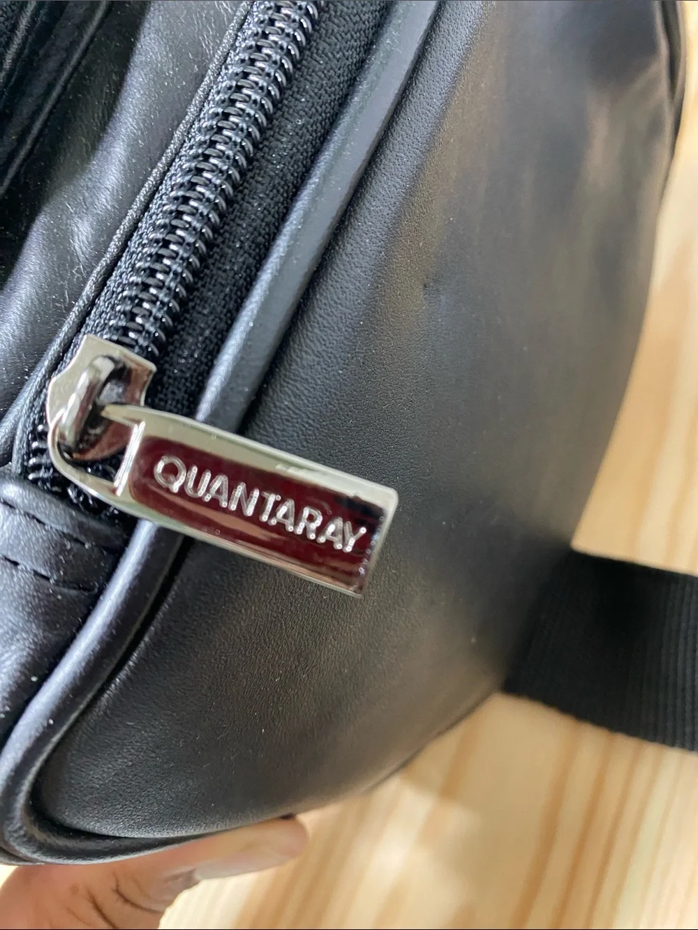 Quantaray Black Canvas Camera Camcorder Carry Shoulder Bag Large 12 X 7.5 X 6